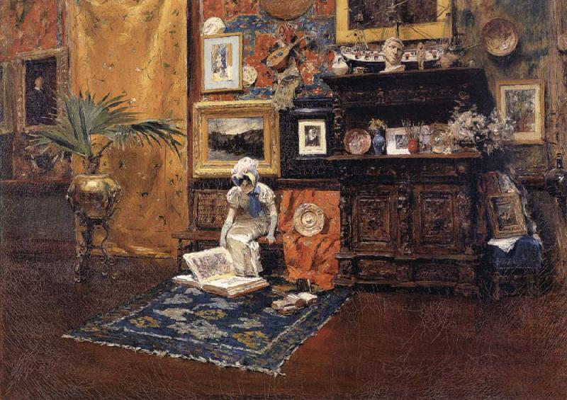 William Merritt Chase Studio Interior china oil painting image